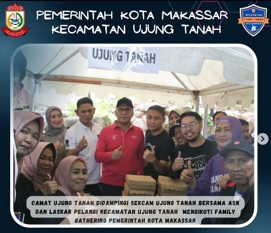 Camat dan Lurah se-Kecamatan Ujung Tanah Menghadiri Family Gathering Pemkot Makassar